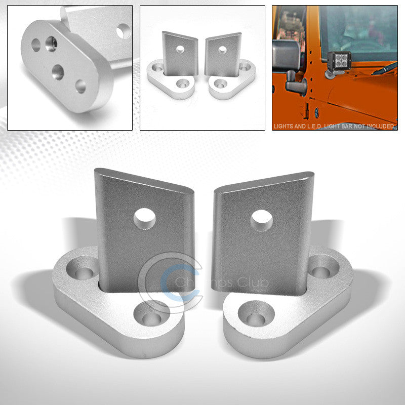 ALUMINUM A-PILLAR MOUNT BRACKET KIT FOR 4