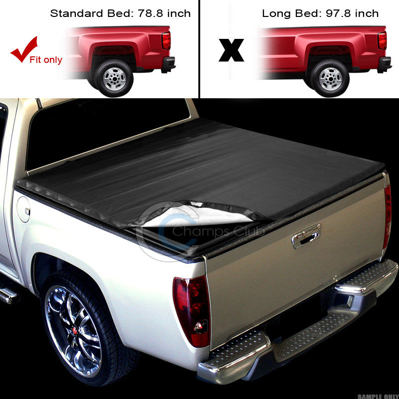 SNAP-ON TONNEAU COVER 88-00 CHEVY/GMC C/K CK C10 PICKUP TRUCK 6.5 FT SHORT BED