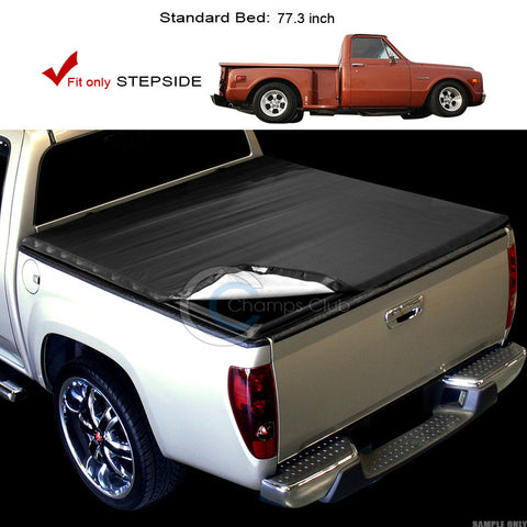 SNAP-ON TONNEAU COVER 88-00 CHEVY/GMC C/K CK C10 TRUCK STEPSIDE 6.5 FT SHORT BED