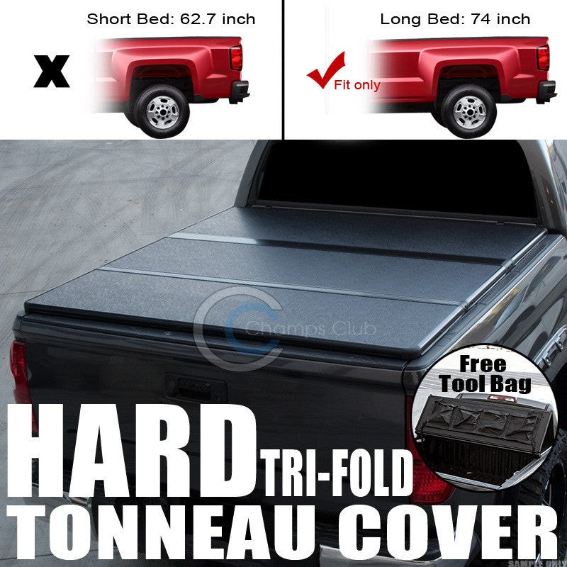 TRI-FOLD SOLID TONNEAU COVER TOOL BAG 04-12 COLORADO/CANYON REG/EXT 6 FT 72