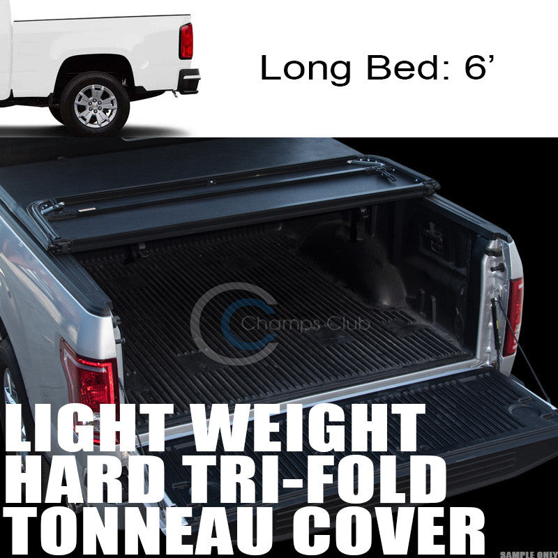 TRI-FOLD HARD TONNEAU COVER LW 15-17 COLORADO/CANYON DOUBLE/CREW CAB 6 FT BED