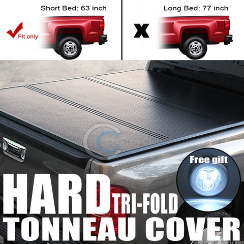 TRI-FOLD SOLID TONNEAU COVER TRUNK LID JR 00-04 DODGE DAKOTA QUAD/CREW 5.5' BED