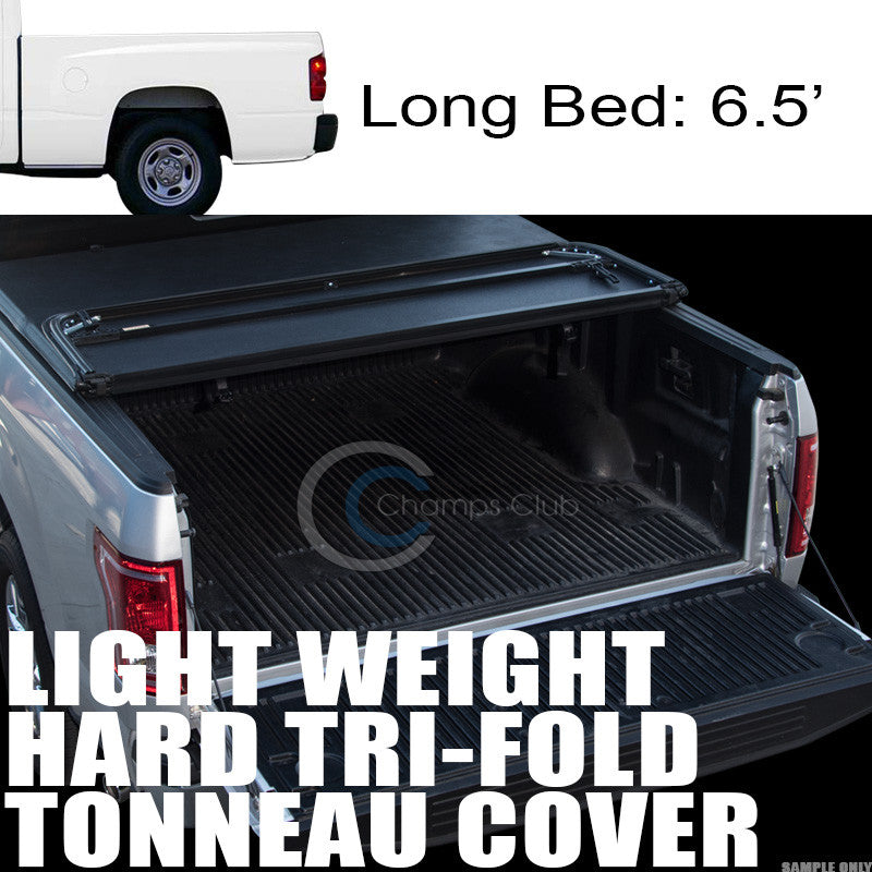 TRI-FOLD HARD TONNEAU COVER LW 05-11 DODGE DAKOTA EXTENDED/CLUB CAB 6.5 FT BED