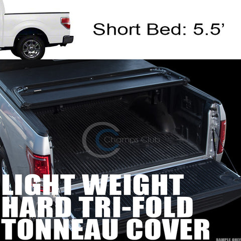 TRI-FOLD HARD TONNEAU COVER LW 04-14 F150 SUPER CREW CAB/MARK LT 5.5' SHORT BED