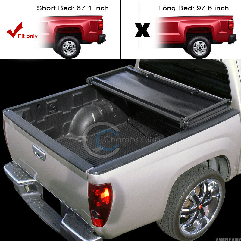 TRI-FOLD SOFT TONNEAU COVER 04-14 F150 SUPER CREW CAB/MARK LT 5.5 FT SHORT BED