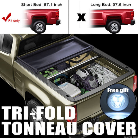 TRI-FOLD SOFT TONNEAU COVER JR 04-14 F150 SUPER CREW CAB/MARK LT 5.5FT SHORT BED