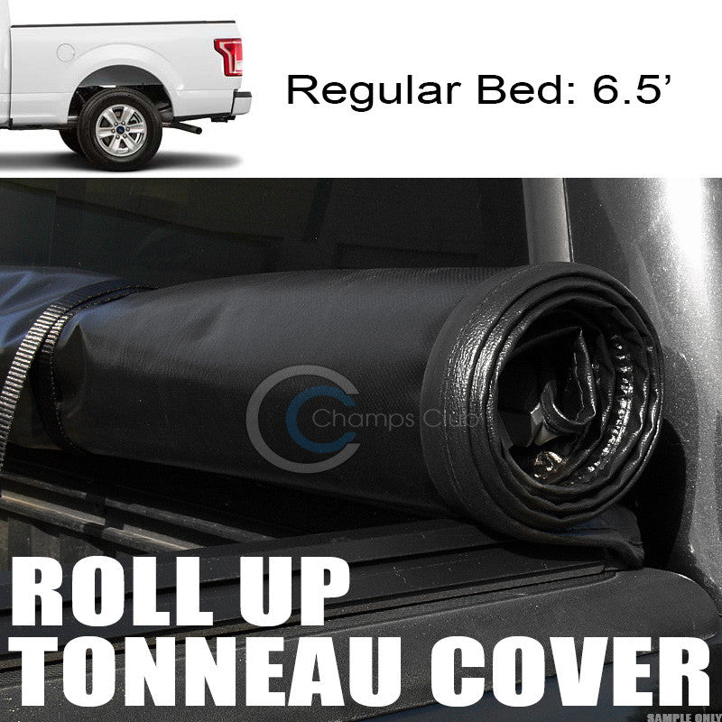 ROLL-UP SOFT TONNEAU COVER 15-17 FORD F150 REGULAR/SUPER/SUPERCREW 6.5'/78