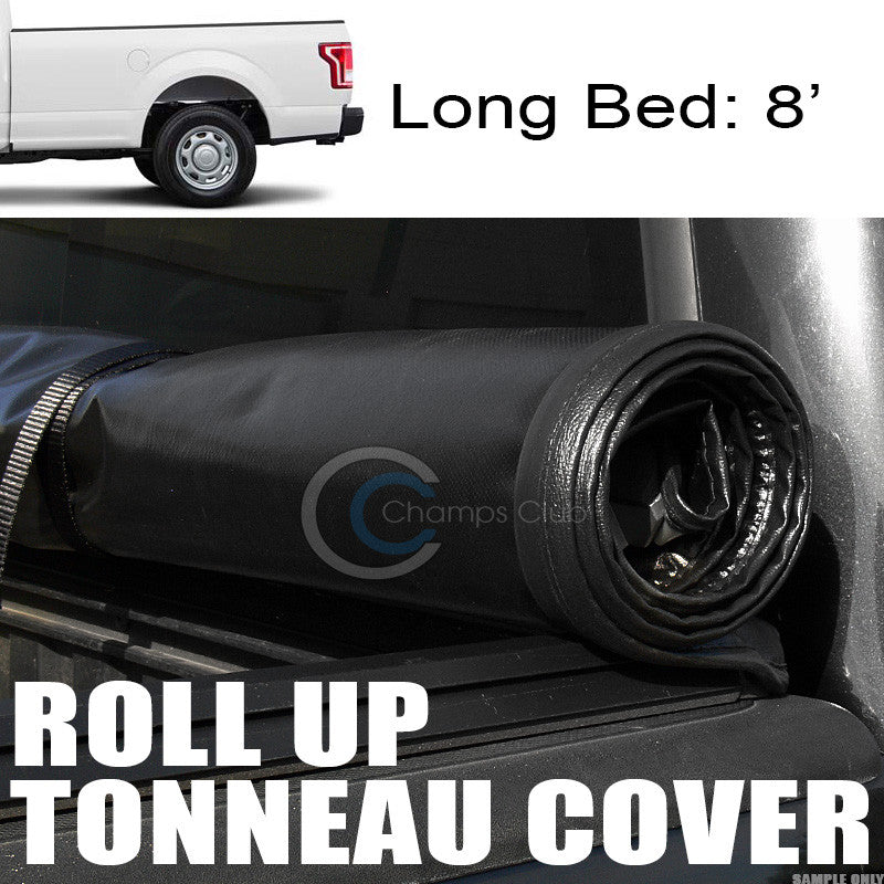 ROLL-UP SOFT TONNEAU COVER 15-17 FORD F150 REGULAR/SUPER CAB 8 FT 96