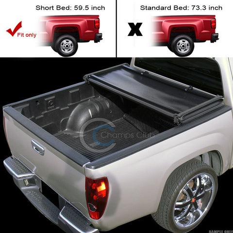 TRI-FOLD SOFT TONNEAU COVER FOR 05-16 FRONTIER CREW CAB / 09-12 EQUATOR 5 FT BED