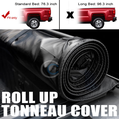 LO-ROLL SOFT TONNEAU COVER 02-08/09 DODGE RAM PICKUP TRUCK 6.5 FT 78