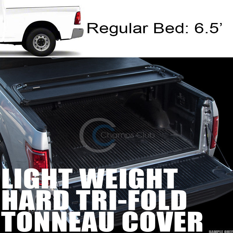 TRI-FOLD HARD TONNEAU COVER LW 09-16 DODGE RAM 1500/2500/3500 6.4/6.5 FT CAB BED