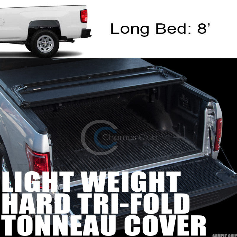 TRI-FOLD HARD TONNEAU COVER LW 07-13/14 SILVERADO/SIERRA 8 FT 96