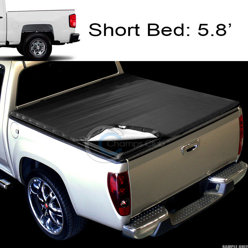 SNAP-ON TONNEAU COVER 14-16 17 CHEVY SILVERADO/GMC SIERRA TRUCK 5.8 FT SHORT BED