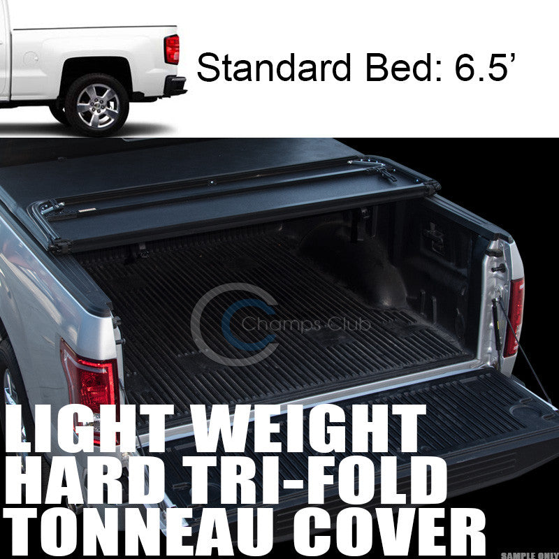 TRI-FOLD HARD TONNEAU COVER LW 14-16 CHEVY SILVERADO/GMC SIERRA 6.5 FT 78