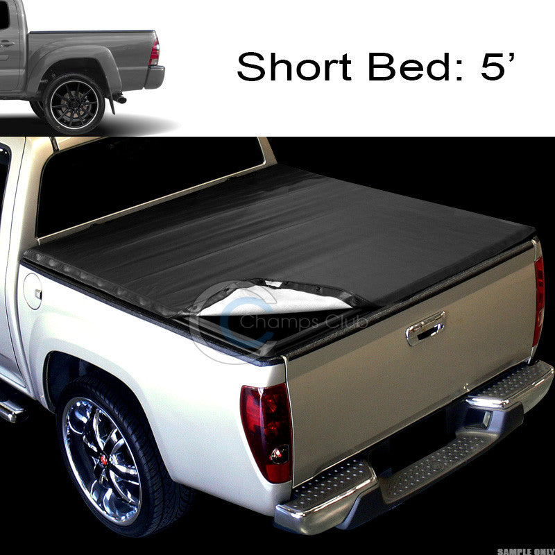 SNAP-ON TONNEAU COVER BLK 05-15 TOYOTA TACOMA DOUBLE/CREW CAB 5 FT 60