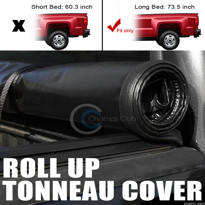 ROLL-UP SOFT TONNEAU COVER 05-15 TOYOTA TACOMA STD REG/ACCESS/DOUBLE CAB 6' BED