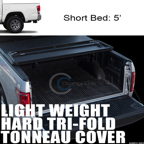 TRI-FOLD HARD TONNEAU COVER LW 16-17 TACOMA ACCESS/DOUBLE CAB 5 FT 60