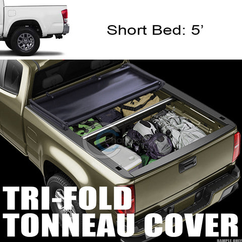 TRI-FOLD SOFT TONNEAU COVER 16-17 TACOMA ACCESS/DOUBLE CAB 5 FT 60