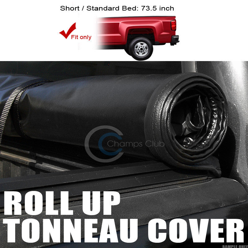 ROLL-UP SOFT TONNEAU COVER 95-04 TOYOTA TACOMA 89-94 PICKUP TRUCK 6 FT SHORT BED