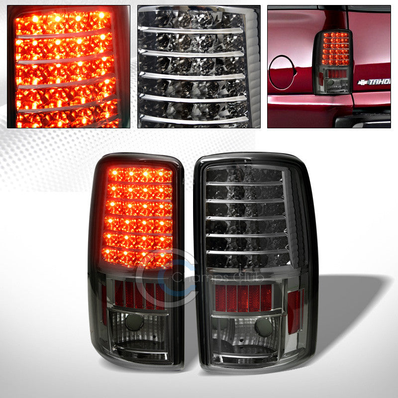 SMOKE CLEAR LED REAR BRAKE TAIL LIGHTS AW 00-06 CHEVY/GMC TAHOE YUKON DENALI XL