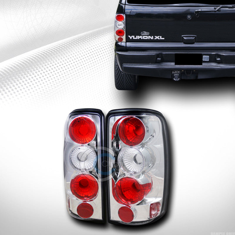 CHROME ALTEZZA TAIL LIGHTS LAMPS 2000-2006 CHEVY SUBURBAN TAHOE/GMC YUKON DENALI