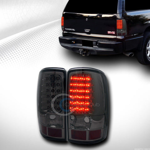 JDM SMOKE FULL LED TAIL LIGHTS LAMP 2000-2006 CHEVY/GMC SUBURBAN YUKON DENALI XL
