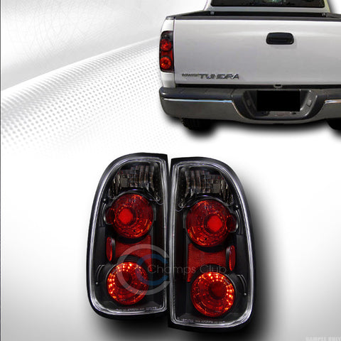BLACK ALTEZZA TAIL LIGHTS REAR BRAKE LAMP 00-04 TOYOTA TUNDRA REGULAR/ACCESS CAB