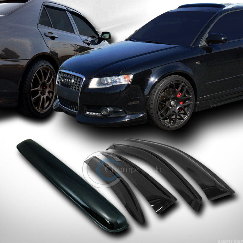 SMOKE SUN SHADE VENT WINDOW VISORS W/SUNROOF MOON ROOF GUARD 08-12 ACCORD 4D/4DR