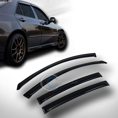 SUN/WIND SMOKE GUARD VENT SHADE DEFLECTORS WINDOW VISORS FOR 07-12 ALTIMA SEDAN