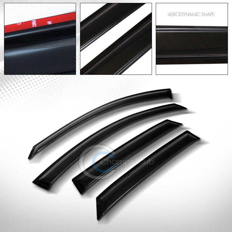 SUN/RAIN GUARD SMOKE VENT SHADE DEFLECTORS WINDOW VISORS 4P 95-99 TOYOTA AVALON