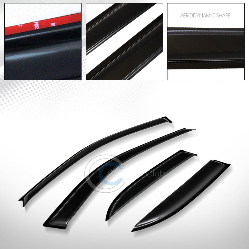 SUN/RAIN GUARD SMOKE VENT SHADE DEFLECTOR WINDOW VISOR 4P 97-01 TOYOTA CAMRY 4DR