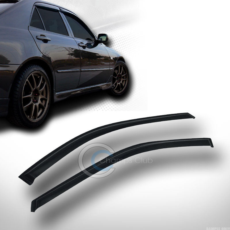 SUN/RAIN GUARDS SMOKE VENT SHADE DEFLECTORS WINDOW VISOR 2PC 96-07 DODGE CARAVAN