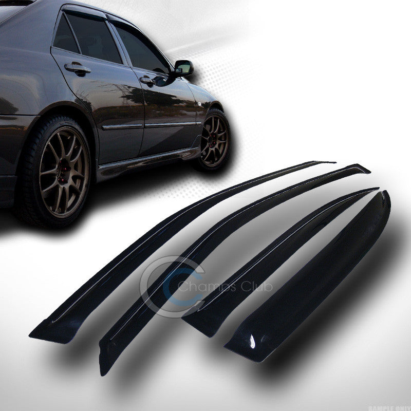 SUN/RAIN GUARD SMOKE VENT SHADE WINDOW VISOR V2 01-05 HONDA CIVIC 4D 4DR SEDAN