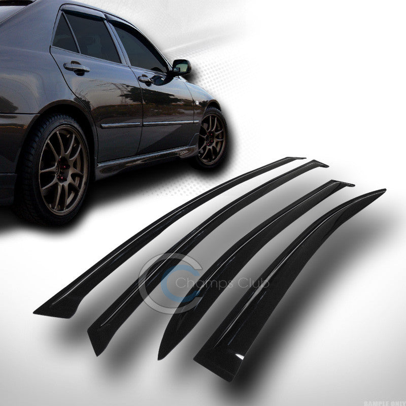 SUN/RAIN GUARD SMOKE VENT SHADE DEFLECTOR WINDOW VISORS 4P 06-11 HONDA CIVIC 4DR