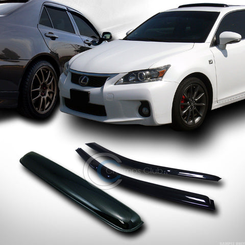 SMOKE SUN SHADE VENT WINDOW VISORS W/SUNROOF MOON ROOF GUARD 92-95 CIVIC 2DR/3DR