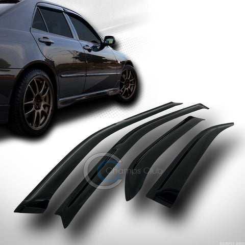 SUN/RAIN/WIND GUARD SMOKE VENT SHADE DEFLECTOR WINDOW VISOR 92-95 CIVIC 4D 4DR