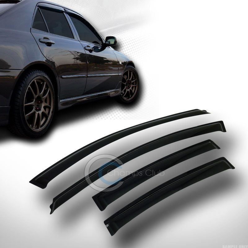 SUN/RAIN/WIND GUARD SMOKE VENT SHADE DEFLECTOR WINDOW VISOR 4P 11-14 CHEVY CRUZE