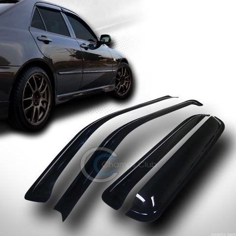 SUN/RAIN GUARD SMOKE VENT SHADE DEFLECTOR WINDOW VISORS V2 97-01 HONDA CRV CR-V