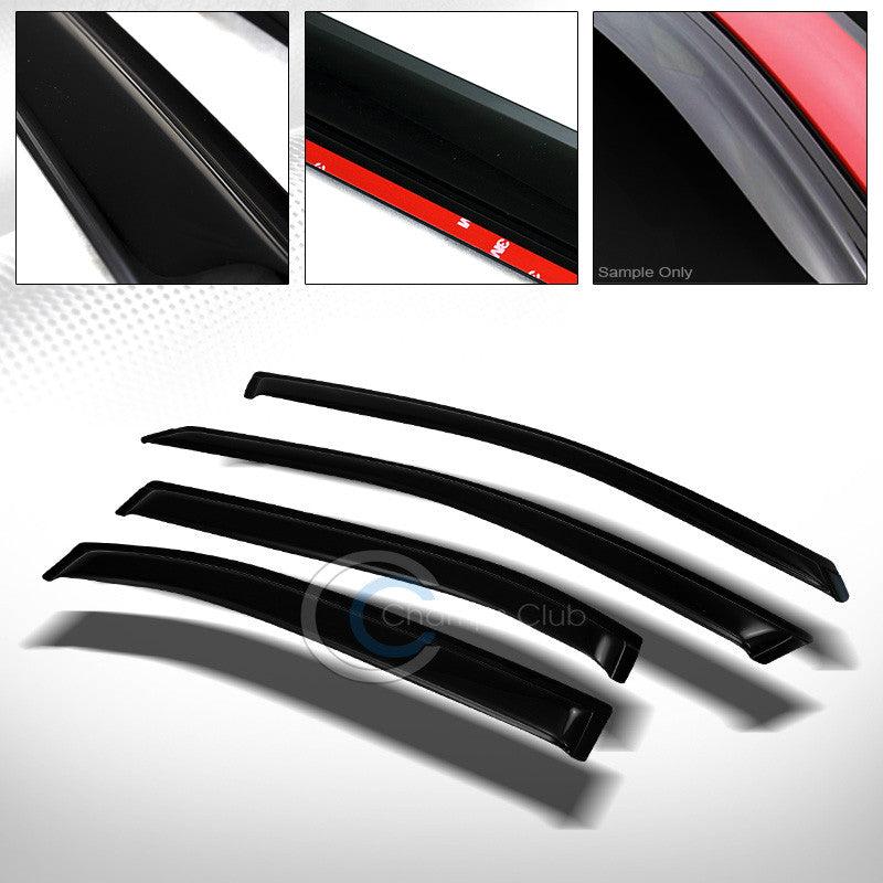 SUN/RAIN SMOKE GUARD VENT SHADE DEFLECTOR WINDOW VISORS 06+ FUSION/MILAN/07+ MKZ