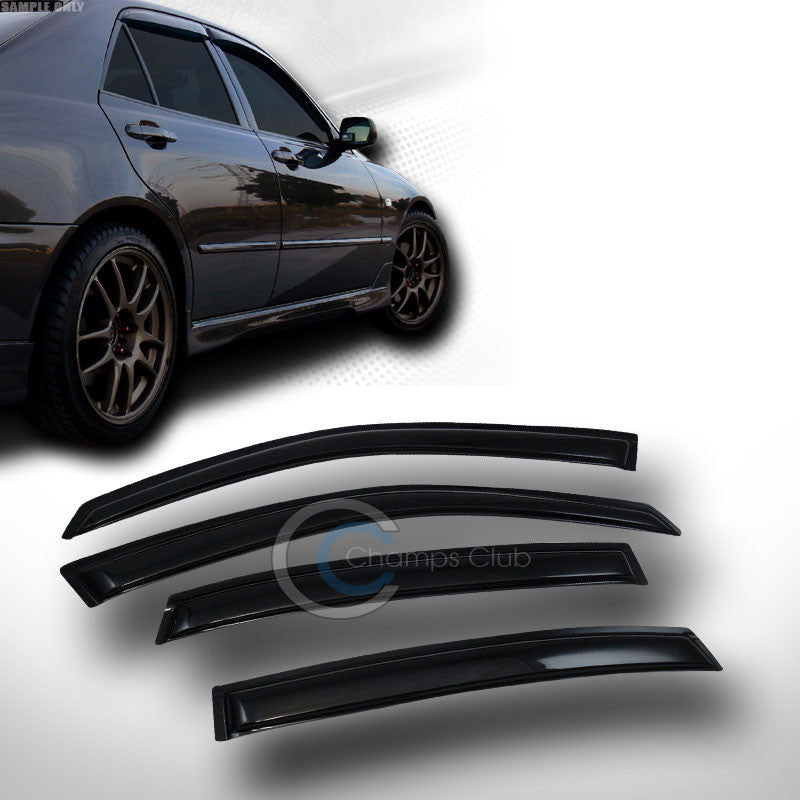 SUN/RAIN SMOKE GUARD VENT SHADE DEFLECTORS WINDOW VISORS 4PC 00-05 CHEVY IMPALA