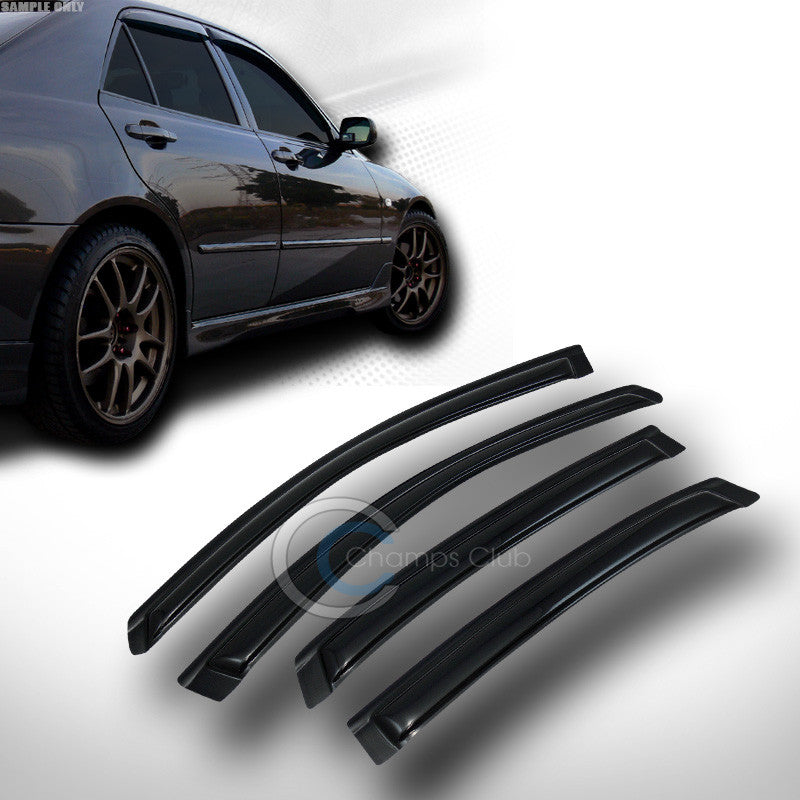 SUN/RAIN DARK TINT GUARD VENT SHADE DEFLECTOR WINDOW VISOR 4P 06-13 CHEVY IMPALA