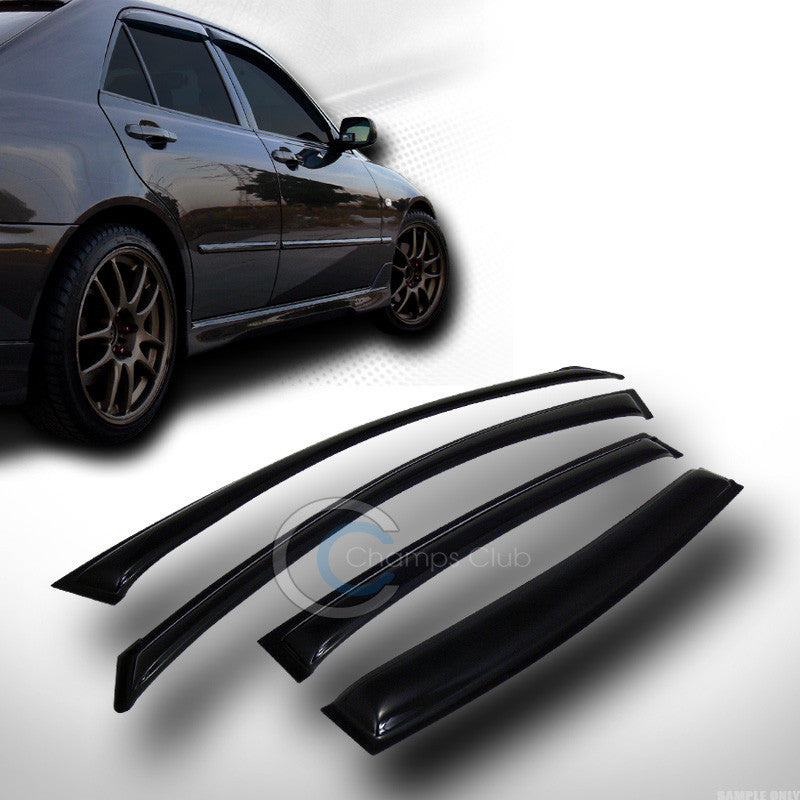 SUN/RAIN SMOKE GUARD VENT SHADE DEFLECTORS WINDOW VISORS FOR 04-08 NISSAN MAXIMA