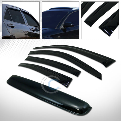 SMOKE SUN SHADE WINDOW VISOR+SUNROOF MOON ROOF GUARD 06-10 VW PASSAT 4D/SEDAN B6