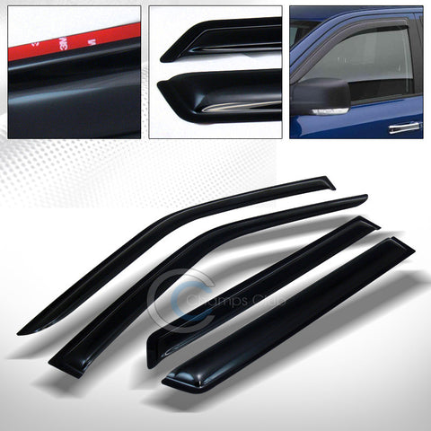 SUN/RAIN SMOKE GUARD SHADE DEFLECTOR WINDOW VISORS FOR 96+ NISSAN PATHFINDER/QX4