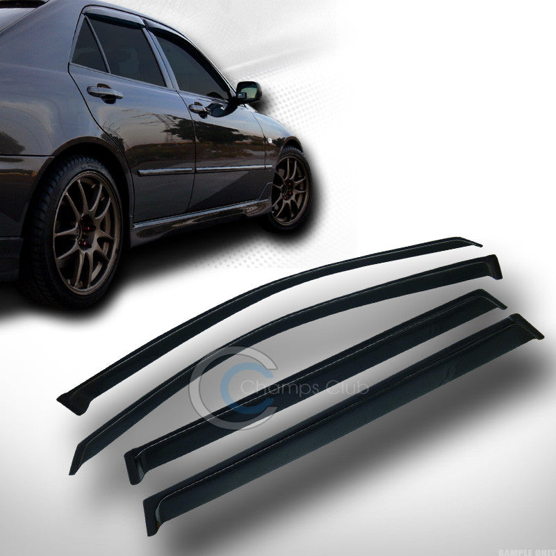 SUN/RAIN SMOKE GUARD VENT SHADE DEFLECTORS WINDOW VISORS 4PC 03-08 HONDA PILOT