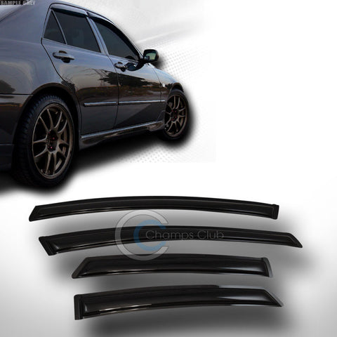 SUN/RAIN SMOKE GUARD VENT SHADE DEFLECTORS WINDOW VISORS 4PC 10-14 TOYOTA PRIUS