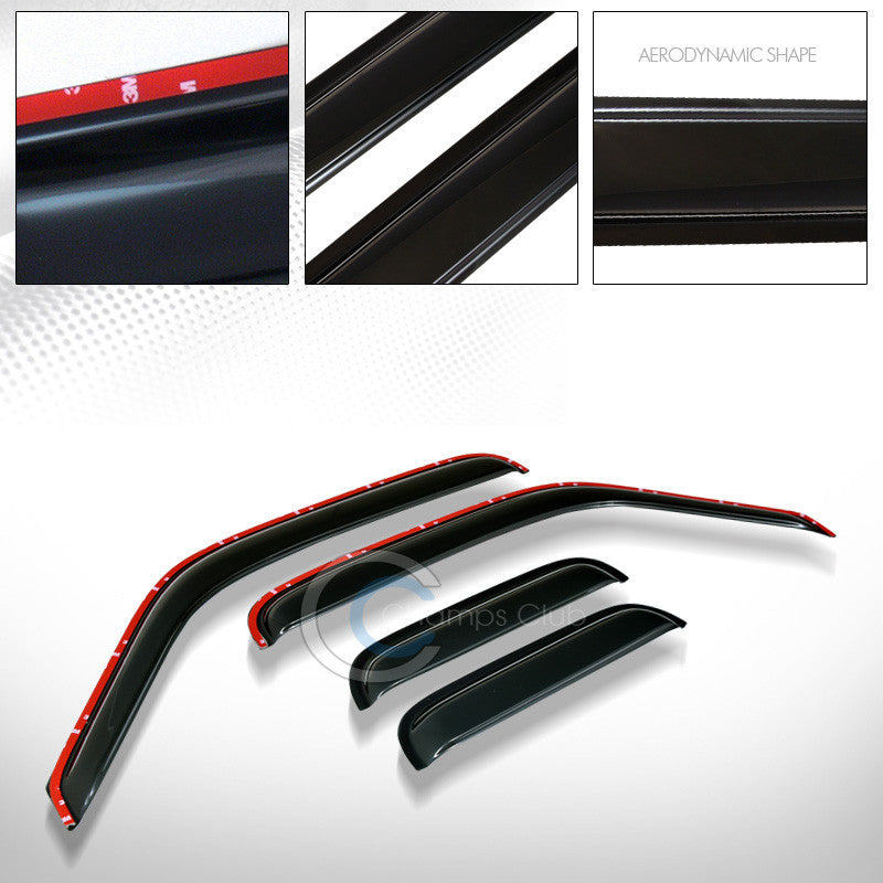 IN-CHANNEL GUARD SMOKE VENT WINDOW VISOR 93-11 RANGER/B2300 B2500 SUPER/EXTENDED