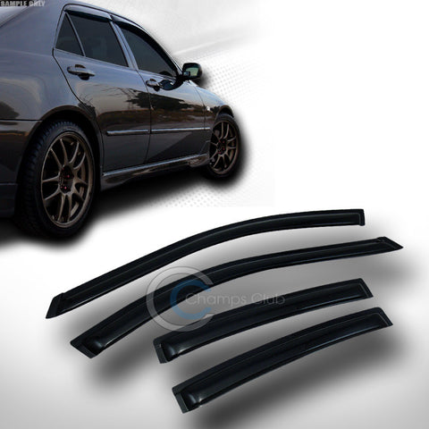 SMOKE SUN/RAIN GUARD VENT SHADE DEFLECTORS WINDOW VISORS 4PCS 04-08 ACURA TL 4DR